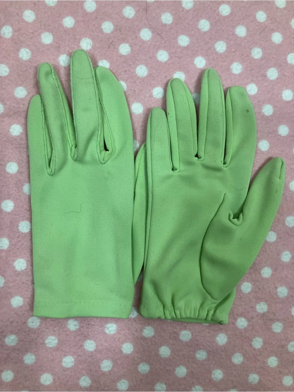Vintage Ladies Wrist Gloves 6 1/2